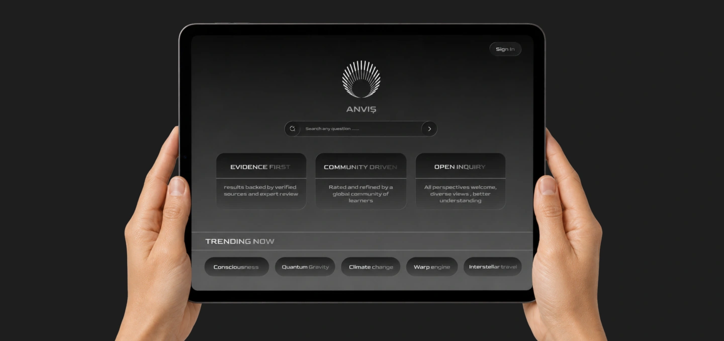 Anviṣ original product design mockup